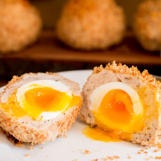 Baked Turkey Scotch Eggs - Recipe photo by Eat Simple Food