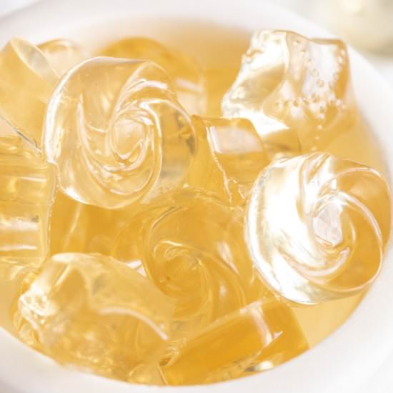 Champagne Gummies - Recipe photo by awayfromthebox