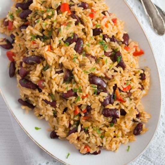 Jamaican Rice and Peas - Recipe photo by adinutza