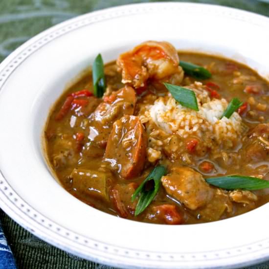 Gumbo with Smoked Okra - Recipe photo by cfaust