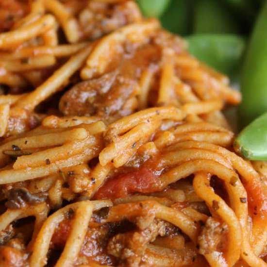 CrockPot Spaghetti - Recipe photo by banjo3