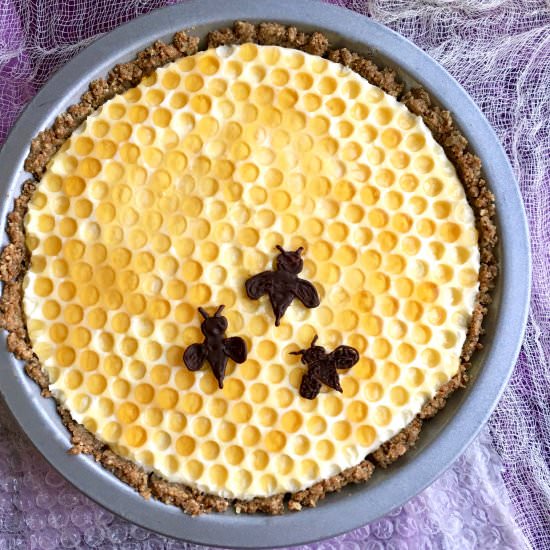 Elderberry Honeycomb Cream Pie - Recipe photo by goodgriefcook