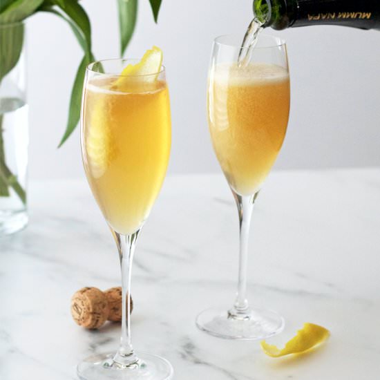 French 75 - Recipe photo by peanutbutterandfitness
