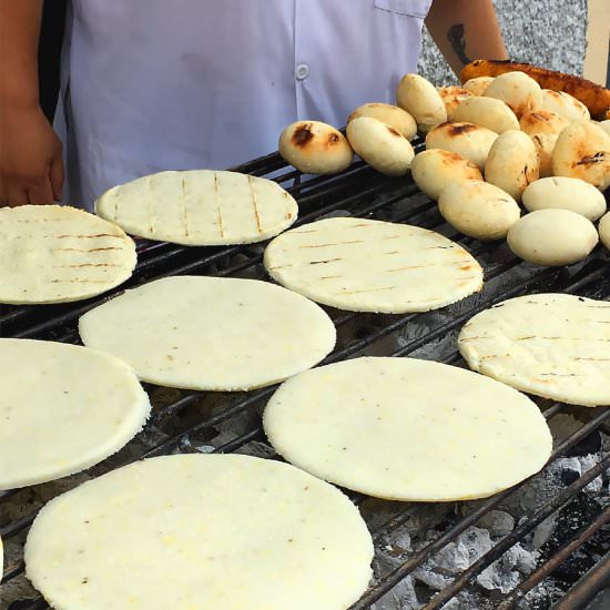 Colombian Arepa - Recipe photo by MasalaHerb