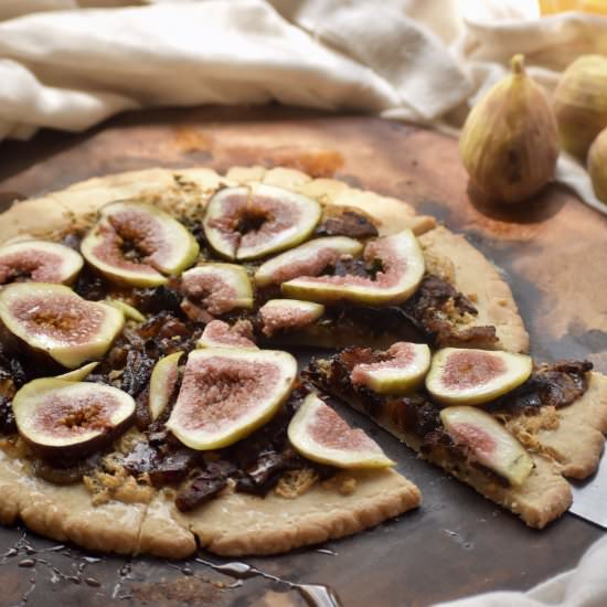 Bacon Fig and Blue Cheese Tart - Recipe photo by crimsonandcopper