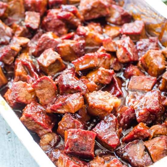Poor Man's Burnt Ends - Recipe photo by gimmesomegrilling