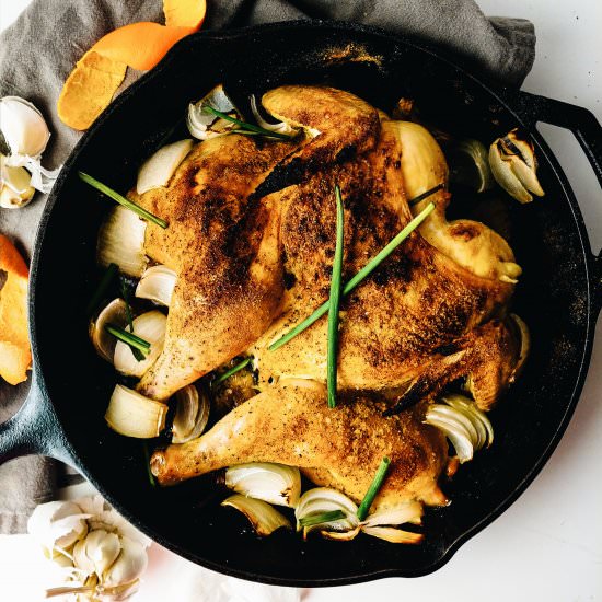 Orange Onion and Chive Chicken - Recipe photo by Cradle Kitchen