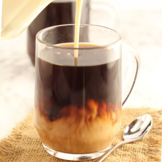 Keto French Vanilla Coffee Creamer - Recipe photo by HugForYourBelly