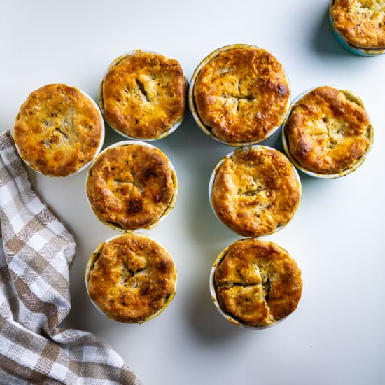 Mini Chicken Pot Pies - Recipe photo by kneadbakecook