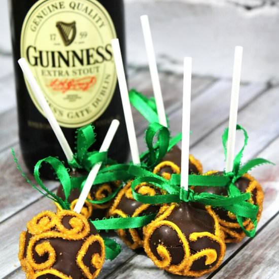 Guinness Chocolate Cake Pops - Recipe photo by sugarspiceandglitter