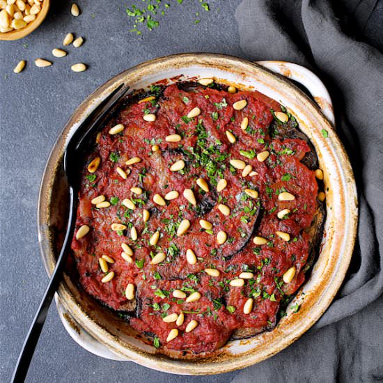 Healthy Turkish Eggplant Casserole - Recipe photo by fromachefskitchen