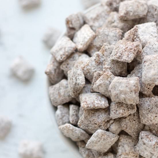 Nutella Muddy Buddies - Recipe photo by LifesLittleSweets