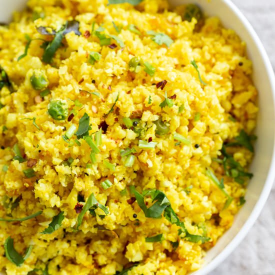 Turmeric Cauliflower Rice - Recipe photo by richa
