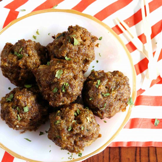 Gluten Free Meatballs - Recipe photo by littlebitrecipes