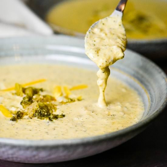 Instant Pot Broccoli & Cheese Soup - Recipe photo by dudethatcookz