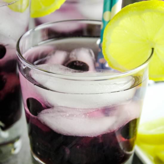 Blueberry Infused Lemon Water - Recipe photo by bakingyouhappier