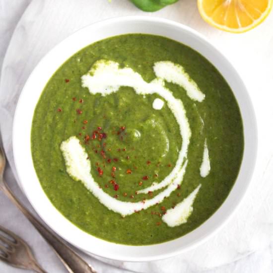 Vegan Cream of Broccoli Soup - Recipe photo by adinutza