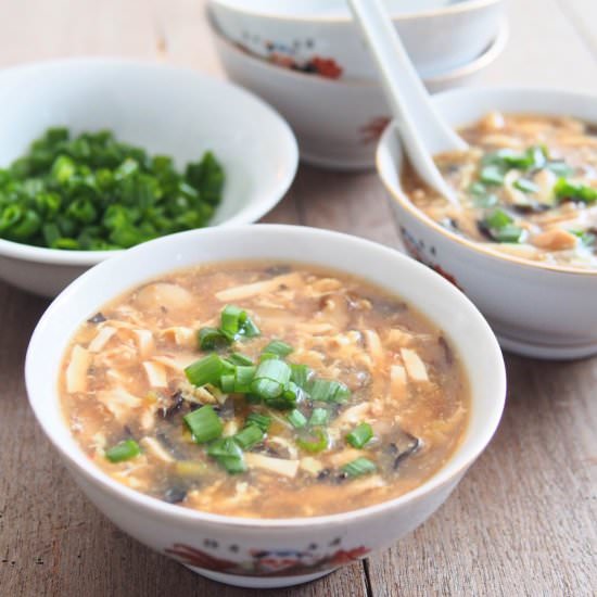 Hot and Sour Soup - Recipe photo by Bake With Paws