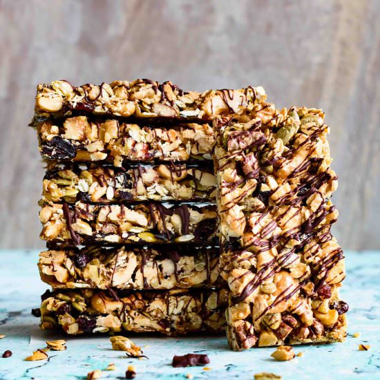 Healthy Nut Bars - Recipe photo by pepperdelight