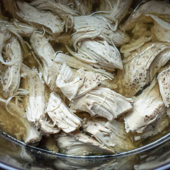 Slow Cooker Shredded Chicken - Recipe photo by LifesLittleSweets