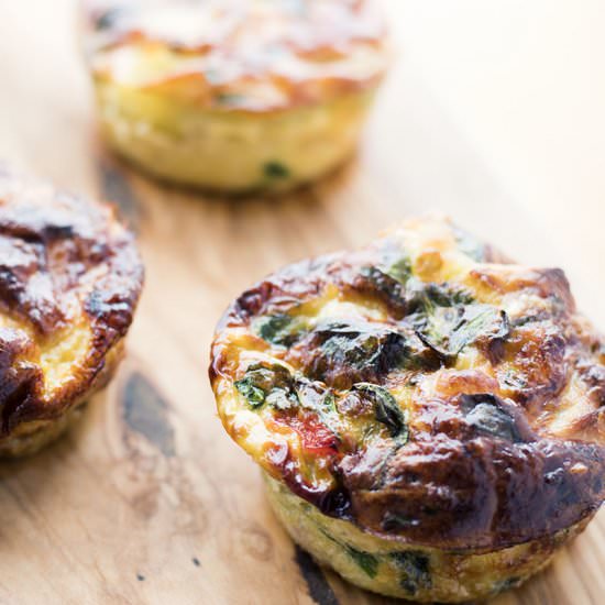 Mini frittatas - Recipe photo by Mandy Sneaky Veg