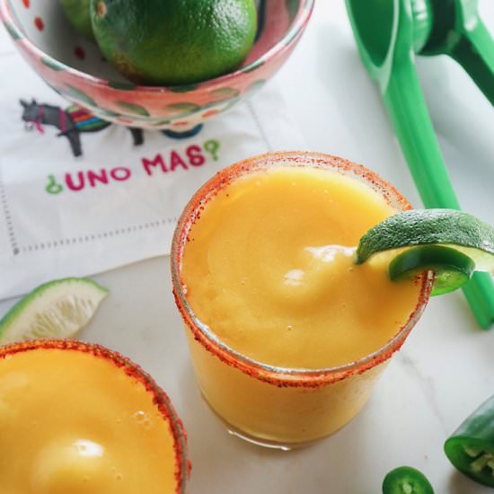 Frozen Mango Jalepeno Margaritas - Recipe photo by tippsinthekitch