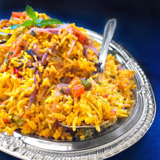 Restaurant Style Vegetable Biryani - Recipe photo by EasycookingwithMolly
