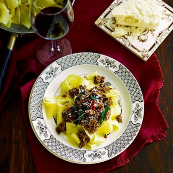 Lamb ragout with pappardelle - Recipe photo by wselectors