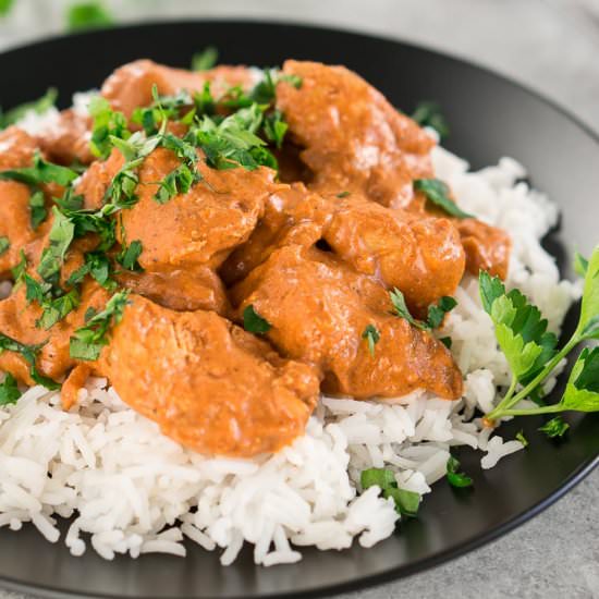 Instant Pot Chicken Tikka Masala - Recipe photo by Delicious Meets Healthy