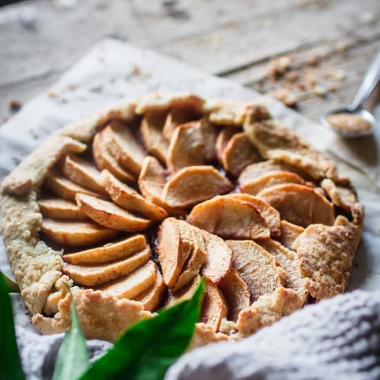 Rustic Apple Plum Galette - Recipe photo by Use Your Noodles
