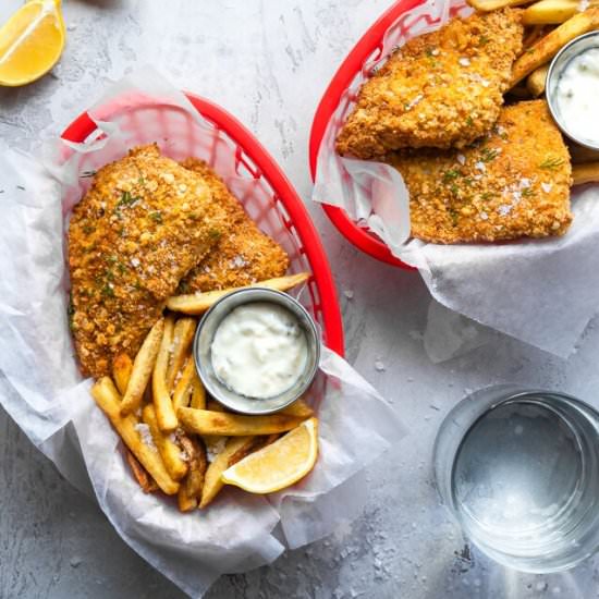 Gluten Free Air Fryer Fish - Recipe photo by foodfaithfitness