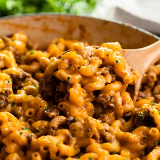 Cheeseburger Casserole - Recipe photo by TheCozyCook