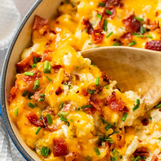 Cheesy Cauliflower Casserole - Recipe photo by casserole crissy