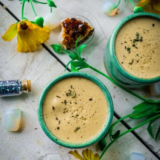 Nettle Herbal Coffee Latte - Recipe photo by mytinylagunakitchen