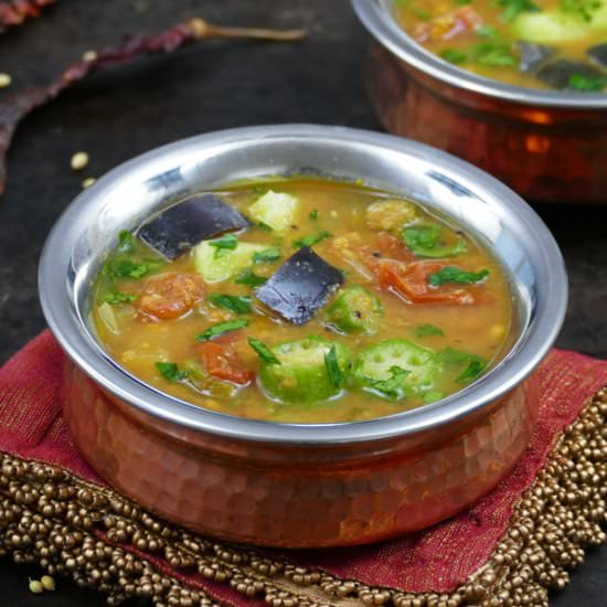 Instant Pot South Indian Sambar - Recipe photo by PaintTheKitchenRed
