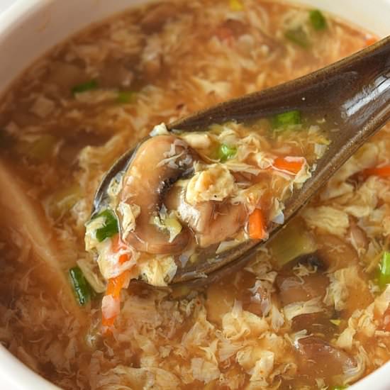 Chinese Hot and Sour Soup - Recipe photo by Savory Bites