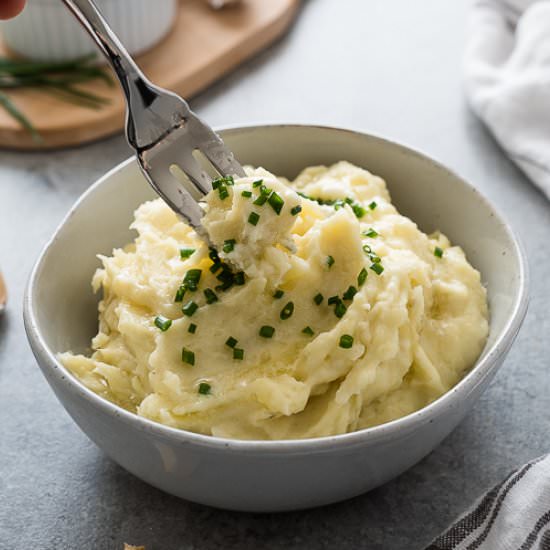 IP Garlic Mashed Potatoes - Recipe photo by flavorthemoments