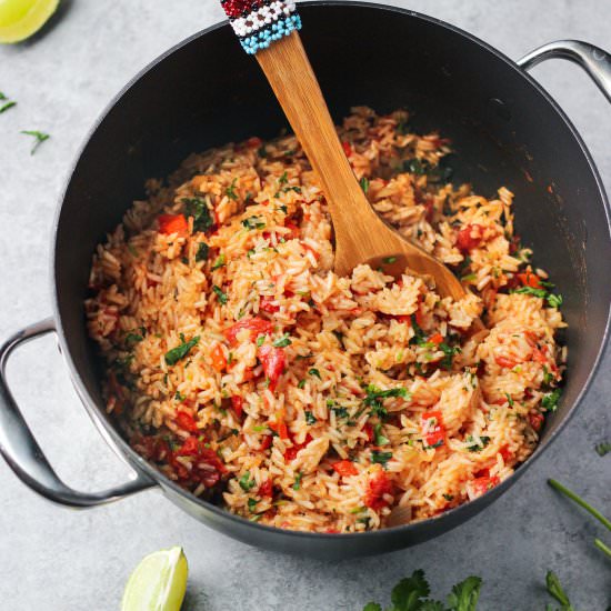 Restaurant-Style Mexican Rice - Recipe photo by Garden in the kitchen