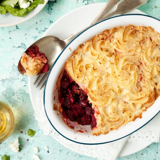 Black Lentil & Beetroot Pie - Recipe photo by littlesugarsnaps