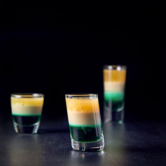 Irish Flag Shot - Recipe photo by Dishesdelish