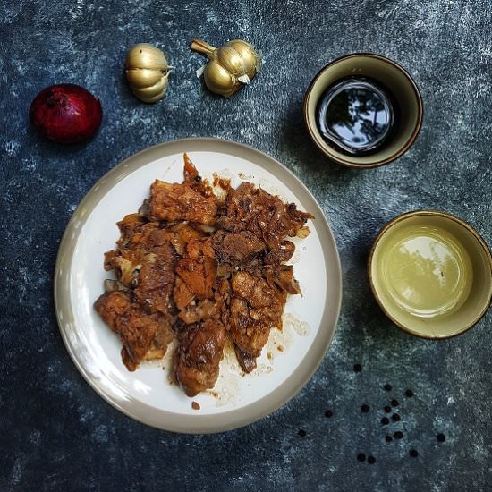 Pork Ribs Adobo - Recipe photo by kusinaniteds
