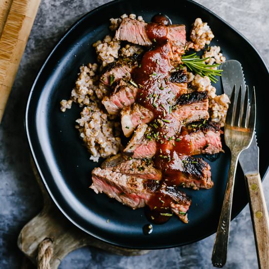 New York Strip Steak Recipe - Recipe photo by MunchkinTime