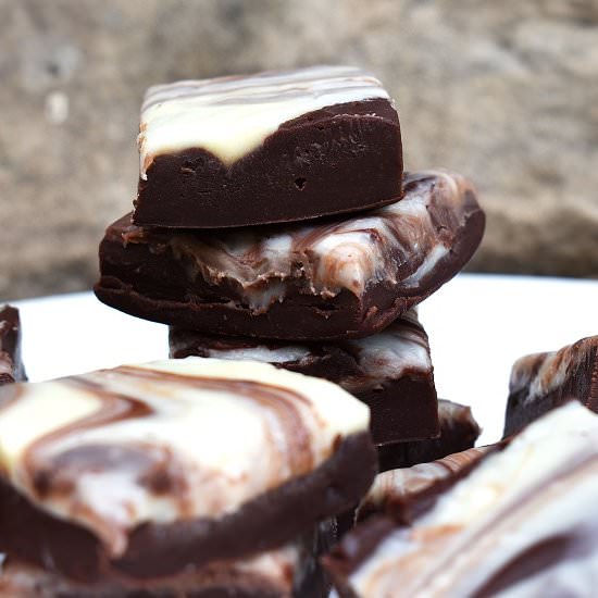 Chocolate Swirl Fudge - Recipe photo by lightscamerabake