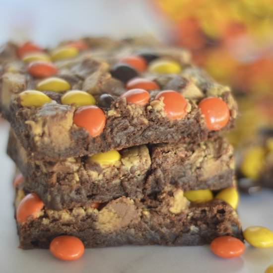 Reese's Peanut Butter Brownies - Recipe photo by thisdelicioushouse