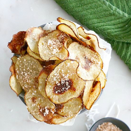 Coconut Cinnamon Irish Potato Chips - Recipe photo by its_a_vegworld_afterall