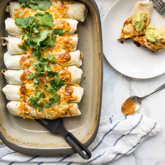 Black Bean Enchiladas - Recipe photo by Smart Nutrition