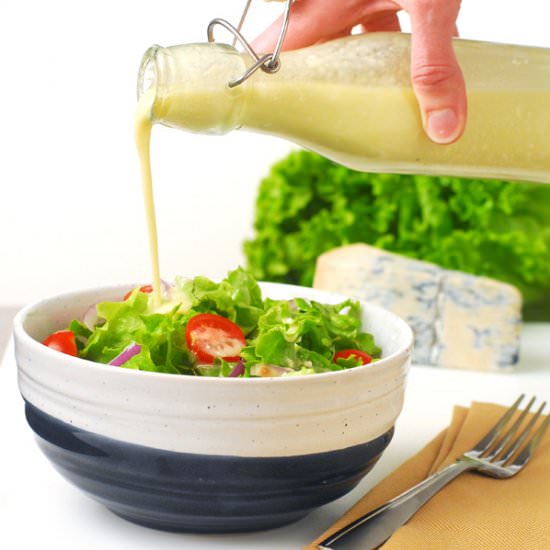 Bold Blue Cheese Vinaigrette - Recipe photo by alisonsallspice