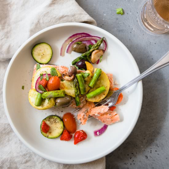 Baked Salmon in Parchment - Recipe photo by Howe We Live