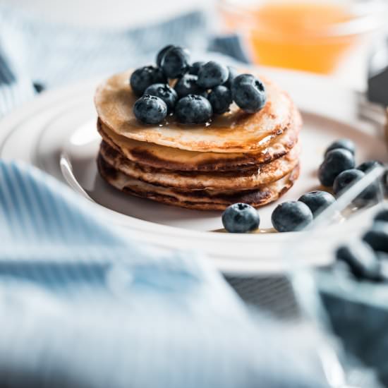 Coconut pancakes - Recipe photo by oldmemoria
