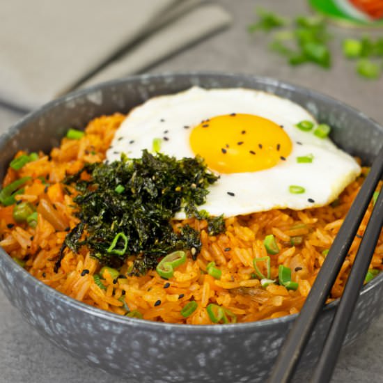 Kimchi Fried Rice - Recipe photo by El Mundo Eats